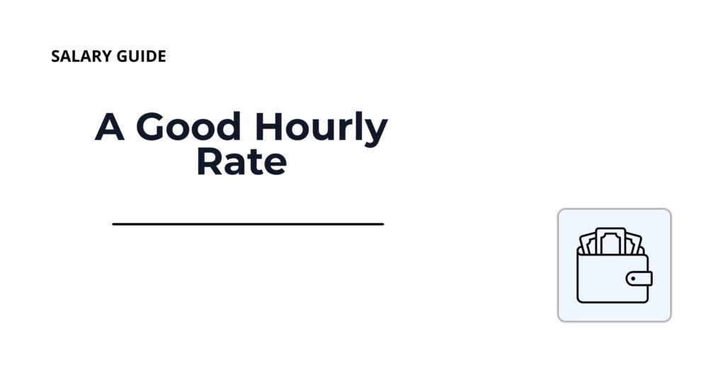 a good hourly rate